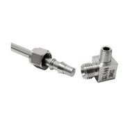 Raccord coudé mâle double en acier inoxydable 304 SS, diamètre extérieur de tuyau de 6 mm, 8 mm, 10 mm, 12 mm, avec connecteur fileté mâle NPT de 1/8", 1/4", 3/8", 1/2".(10mm,3-8 NPT Male Thread)