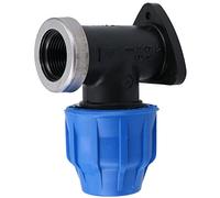 Raccord coudé mural coudé pour robinet extérieur - 25 mm x 1,9 cm - MDPE