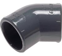 Raccord coudé PVC 45deg à douille 90x106mm