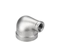Raccord coudé réducteur en acier Coude fileté en acier inoxydable 304, Joint de plomberie réduisant à 90 degrés, plusieurs tailles(G1*G3/8)