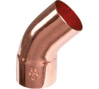 Raccord cuivre coudé 45° à souder - Mâle/femelle - diamètre 10 mm