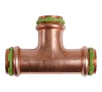 Raccord cuivre en T à sertir - Femelle - Ø 28 mm - Aalberts Integrated Piping Systems