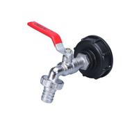 Raccord cuve Eau S60X6 - Robinet ECO Laiton 15 mm + Nez 20x27