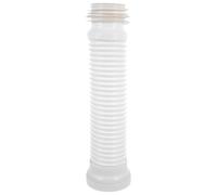 Raccord D’évacuation des Toilettes Extensible, Connecteur Flexible Blanc | Plastique, Entretien Facile, pour Rénovation de Salle de Bain et Raccords de Sortie de Cuvette