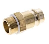 Raccord d'air DN 19 en laiton Bouchon G 3/4 pouce mâle