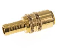 Raccord d'air DN 9 en laiton Embout de tuyau de 13 mm Double obturation