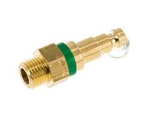 Raccord d'air en laiton DN 5 (Euro) Bouchon G 1/4 pouce mâle à double obturation