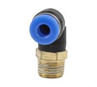 Raccord d'air en T en forme de L, coude pneumatique à raccord rapide PL416, conçu pour les applications à haute pression (PL4-01)