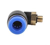 Raccord d'air en T en forme de L, coude pneumatique à raccord rapide PL416, conçu pour les applications à haute pression (PL6-M5)