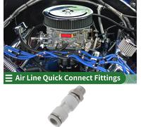 Raccord D'Air š€ Encliquetage 25/64" Raccord Rapide Filetage Externe L Coude Plastique MšŠtal 12.7mm / 1/4"BSPT 1 Pc Blanc Ton ArgentšŠ