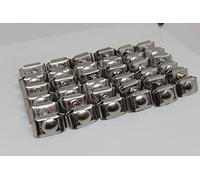 Raccord d'angle de fabrication allemande pour clôture, gabion, compost, double treillis, plate-bande, etc.