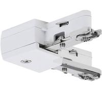 Paulmann Raccord d'angle URail 97649/97683 – Rail haute tension blanc métal 230 V 1 m