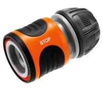 Raccord d'arrosage Aquastop 13 mm (1/2'') et 15 mm (5/8 Pouce) de Gardena : connecteur avec Aquastop, Powergrip, changement facile (18213-20)