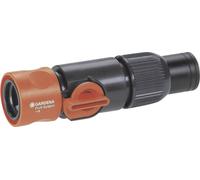 Raccord d'arrosage GARDENA 02819-20 plastique avec vanne de régulation, avec système aquastop raccord enfichable Profi-System