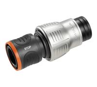 Gardena Raccord d'arrosage 18254-50 plastique, système Aquastop Ø 19 mm (3/4") Premium