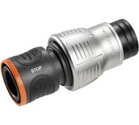 Raccord d'arrosage GARDENA 18254-50 plastique avec système aquastop Ø 19 mm (3/4\ ), raccord enfichable Premium