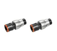 Raccord d'arrosage Premium Aquastop 19 mm (3/4 Pouce) de Gardena : aquastop, bon maintien du tuyau, résistant au gel, emballé (18254-20) (Lot de 2)