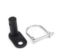 Raccord d'attelage de remorque de vélo pour remorque de vélo, connecteur de tête de tracteur pour fixation sécurisée de l'essieu arrière en acier au carbone