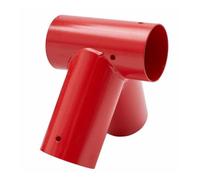 Raccord de balançoire pour bois rond - 100 mm - Rouge
