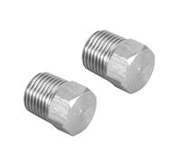 Raccord de Bouchon de Tuyau à Douille à Filetage Hexagonal Bouchon fileté à Tête Hexagonale Filetage Mâle Bouchon fraisé pour Tuyau en Acier Inoxydable Raccord de Bouchon de
