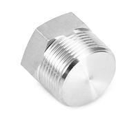 Raccord de Bouchon de Tuyau à Douille à Filetage Hexagonal, Filetage Mâle, Tuyau en Acier Inoxydable, Bouchon fraisé, Bouchon de Vidange d'huile Extérieur Mâle, Raccords de