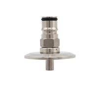 Raccord de brasseur sanitaire SS304 à bride Tri Clamp 1,5" vers vis à bille - for fûts de brassage amateur et fermenteurs coniques(Liquid)