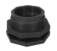 Raccord de Cloison de Réservoir D'eau Pvc Noir Dn80 pour Aquariums