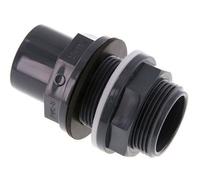 Raccord de cloison en PVC Douille 32x40mm