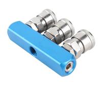 Raccord de Collecteur, Coupleur Rapide, Connecteur en Alliage D'aluminium | Accouplement efficace, fonctionne avec des outils pneumatiques, installation facile