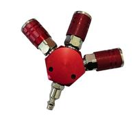 Raccord de collecteur d'air 3 voies raccords rapides de type industriel Adaptateur de compresseur d'air professionnel et usage quotidien