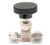 Raccord de compression d'air for vanne à pointeau contrôle débit d'arrêt en acier inoxydable 304 1/8" diamètre extérieur, 6,4 Mpa