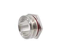 Raccord de Compression de cloison, Tri pince 1.5 "2", sanitaire en acier inoxydable SS304, réservoir d'eau, canette de bière, connecteur de bouilloire, raccords de tuyaux(1.5inch TC50.5mm)
