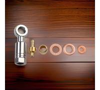 Raccord de compression de tête olive pour tube de frein hydraulique sur HOPE TECH3 V4 E4 X2 Applications de frein à disque de vélo (ouvert)