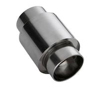 Raccord de conduit de fumée en acier inoxydable, Chauffe-eau à gaz Clapet anti-retour de tuyau d'échappement fumée en acier inoxydable, adaptateur poêle 60 mm, clapet anti-reflux, connecteur cheminée