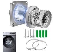 Raccord de conduit de sécheuse magnétique,Raccord de Tuyau d'Évacuation, de ventilation rapide | pour garage extérieur maison camping-car buanderie salle de bains