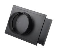 Raccord de conduit de ventilation 100 mm pour aspirateur collecteur de poussière, valve à 3 voies, contrôle du flux d'air, adaptateur de tuyau en plastique ABS, noir