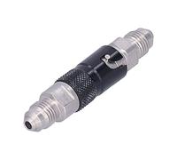 Raccord de conduite de frein à dégagement rapide AN3, adaptateur de tuyau de frein en alliage d'aluminium avec joint rotatif, conception de rinçage pour les sports automobiles, (SW-21032-BLED)