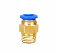Raccord de connecteur d'air pneumatique PC/PCF/SL/PB/PX/PL 10mm 12mm 14mm 16 Filetage M5 3/4quot; 1 raccords de tuyau à 2 voies connecteurs rapides de tuyau-PC, 10 mm, M5