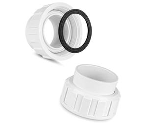 Raccord de connecteur de plomberie sel de pour remplacement d ' union, assemblage en PVC avec joint d ' étanchéité, conception filetée, raccord d ' union pour l ' entretien domestique, connecteur