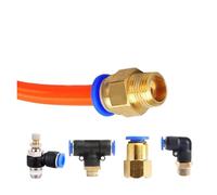 Raccord de connexion pneumatique PC PCF/PL/PLF Filetage 4/6/8/10/12 mm 1/8 1/4 3/8 1/2 Raccords de tuyau Raccords rapides(8-01,SL)