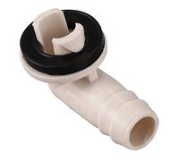 Raccord de Coude de Connecteur de Tuyau de Drainage de Climatiseur avec Anneau en Caoutchouc pour UnitéS -Split et Unité de FenêTre Ca 3/5 Pouces (15 Mm)