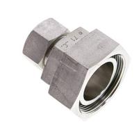 Raccord de coupe droit 22L & 42L en acier inoxydable avec pivot 160 bar Joint torique FKM Cône d'etancheite ISO 8434-1