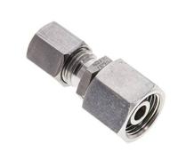 Raccord de coupe droit 6S & 10S en acier inoxydable avec pivot 630 bar Cône d'etancheite à joint torique FKM ISO 8434-1