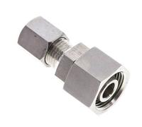 Raccord de coupe droit 6S & 12S en acier inoxydable avec pivot 630 bar Joint torique FKM Cône ISO 8434-1