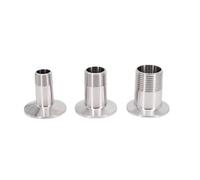 Raccord de coupleur sanitaire en acier inoxydable SUS 304 Tri Clamp 1/4" 3/8" 1/2" 3/4" 1" 1,2" 1,5" BSPT mâle x 0,5" 0,7" 1" 1,5" 2" Homebrew(50.5mm,304-MALE_1-1/2")