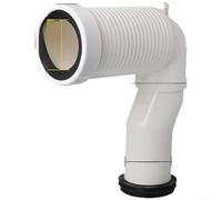 Raccord de cuvette de toilette réglable 10,2 cm 90-107 mm PP tuyau