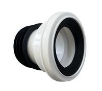 Raccord de cuvette WC droit 10,2 cm (100 mm/110 mm) - Joint de toilette essentiel, raccord de tuyau de déchets rigide et raccord de cuvette, idéal pour une gestion efficace des déchets des toilettes