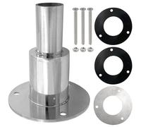 Raccord de Échappement Chauffage Diesel, 24mm D'échappement Traversant la Coque en Acier Inoxydable, Chauffage de Stationnement Diesel pour Camion Bateau Voiture