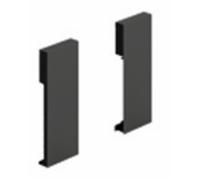Raccord de façade pour tiroir à l'anglaise - hauteur 126 mm - anthracite HETTICH