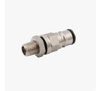 Raccord de fût Corny for gaz liquide de brassage domestique, filetage 19/32-18" UNF, avec traversée de cloison de 1/4".(Liquid)